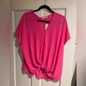 Lush hot pink top S
